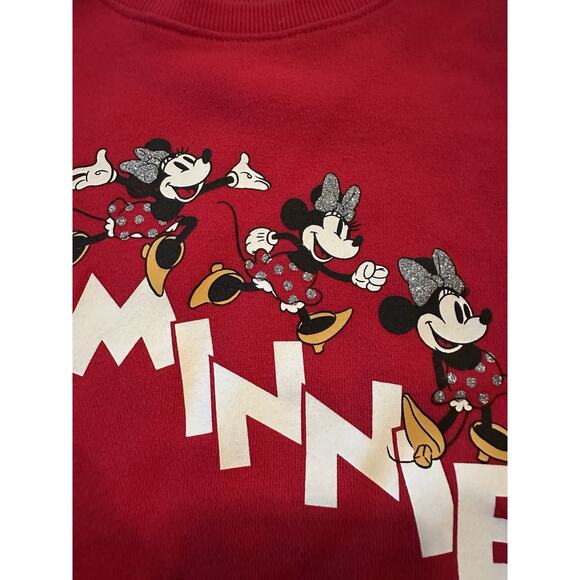Disney Girls Minnie Mouse Size 5 Crewneck Pullover by Jumping Beans - Picture 2 of 10
